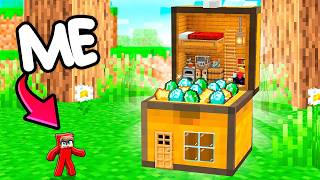 I Built a House Inside a CHEST in Minecraft!