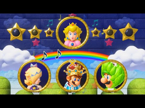 Battle of the Minigames - Peach vs Mario vs Luigi vs Rosalina | Mario Party Superstars