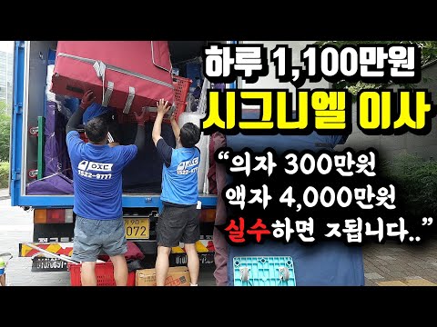 한남더힐에서 시그니엘 이사, 물건 기스라도 난다면..?