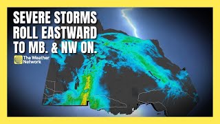 Heavy Rain, Large Hail Threaten the Eastern Prairies Thursday