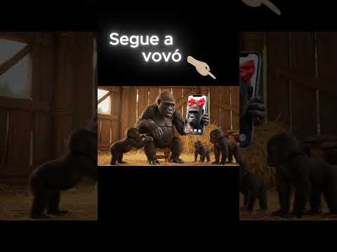 Quero ir pra casa da vovó #inteligenciaartificial #funny #veo3 #monkey #videoviral #memes