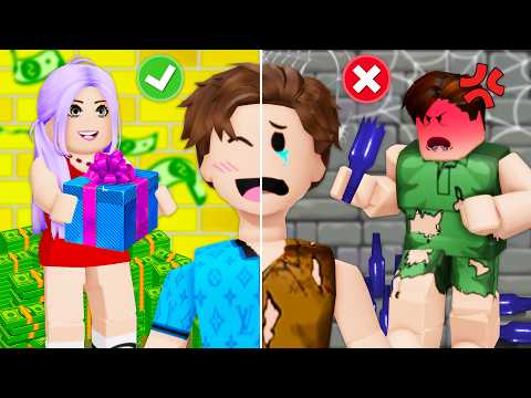 ROBLOX Brookhaven 🏡RP - FUNNY MOMENTS: Tony choose RICH or POOR? | Roblox Idol