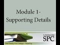Supporting Details in Texts