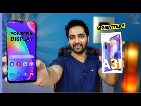 (ENGLISH) Samsung Galaxy A31 - Unboxing & First Impressions - 5000 mAh Battery - sAmoled Display - 20MP Selfie
