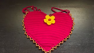 Woollen Crochet Art खोइछादानी क्रोशे डिजाईन |