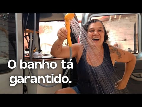 O banho vai ser na rua mesmo, caixa d`água de teto na #doblohome