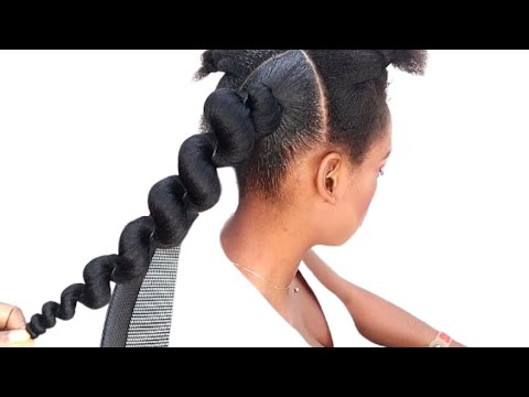 QUICK AND EASY NATURAL HAIRSTYLE REDEFINE / Simple Girl Hairstyles With a Touch of Excellence.