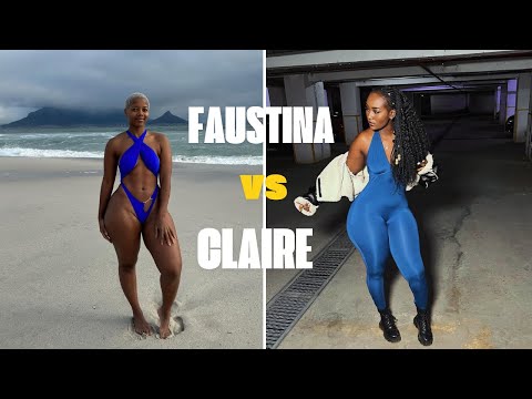 FaustinaRoyale vs. Claire - Curvy Plus Size Models - Fashion Lifestyle Trends - Dancers