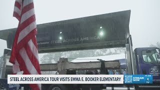 9/11 steel beam from World Trade Center visits Sarasota school where Bush learned of attacks
