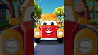 Wheels on the Car Go Round and Round trending shorts ytshorts vehicles trendingshorts cartoon