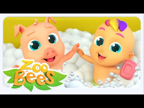 Zoobees Türkçe - Banyo Şarkısı - Eğlenceli ve Öğretici Çocuk Şarkısı!