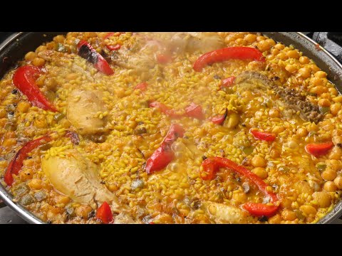 ARROZ CON POLLO Y GARBANZOS  ❤️ (A mi manera - Dime en comentarios cual es la tuya porfi 🤗)