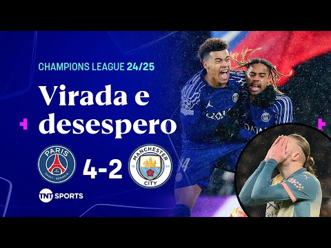 MAN. CITY DERRETE MAIS UMA VEZ E CONCEDE VIRADA ESPETACULAR DO PSG | PSG 4X2 MANCHESTER CITY