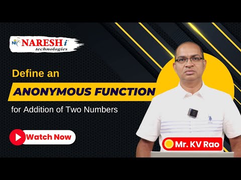 How to Create an Anonymous Function for Addition in Python - NareshIT #pythonforbeginners