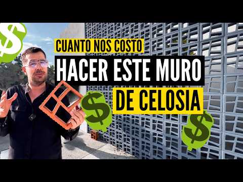 Como hacer MURO celosia ( PRECIO X M2 )