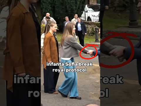 Royal protocol#princessleonor#infantasofia#viral#edits#shorts
