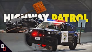 1HR LONG PATROL! (CHP REAL LA 4K) | GTA 5 LSPDFR Police Mod