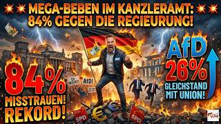 🚨 HISTORISCHES BEBEN! 84% GEGEN MERZ – AfD SPRENGT das System! 🚨