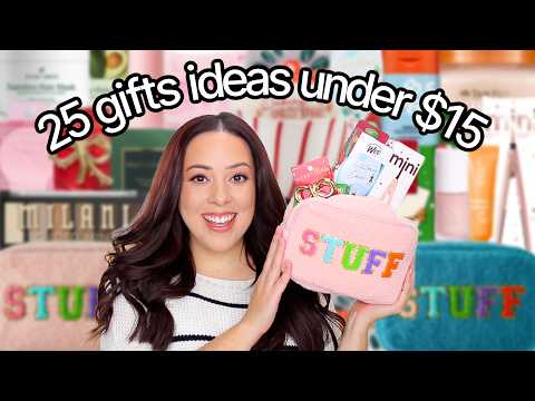 25 GIFTS UNDER $15! 🎁 the perfect LAST MINUTE gift ideas (you can get FAST)