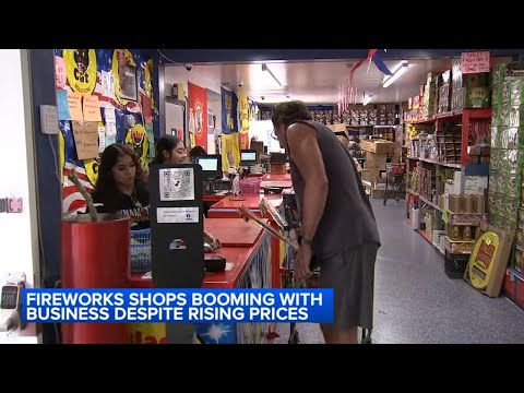 YouTube video thumbnail: Fireworks Sales Booming in Northwest Indiana Despite Some Tariff Price Hikes