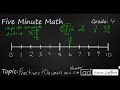 Mixed Numbers and Number Lines