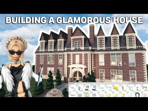 I BUILT A GLAMOROUS HOUSE Using The NEW BLOXBURG ITEMS