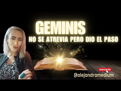 GEMINIS NO SE ATREVIA PERO DIO EL PASO!