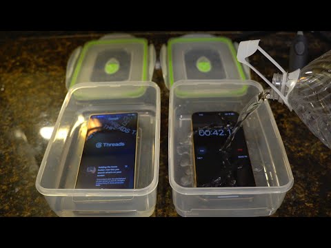 Samsung Galaxy S25 Ultra vs iPhone 16 Pro Max - FREEZER TEST! 🥶📱