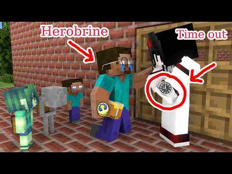 The Story of Herobrine and the Two Thieves - Minecraft Animation 😁👍