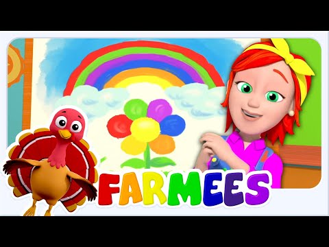 Colori Canzone  | Video Didattici Per Bambini In Italiano - Farmees