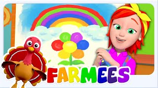 Colori Canzone  | Video Didattici Per Bambini In Italiano - Farmees