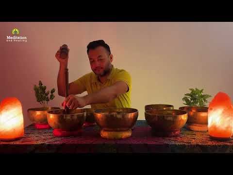 Healing Sound Bath with Singing Bowls | Deep Meditation & Relaxation Session l Sleep Meditation