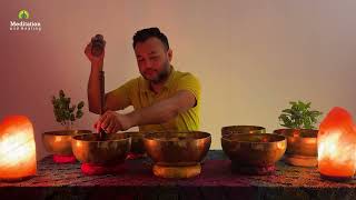 Healing Sound Bath with Singing Bowls | Deep Meditation & Relaxation Session l Sleep Meditation
