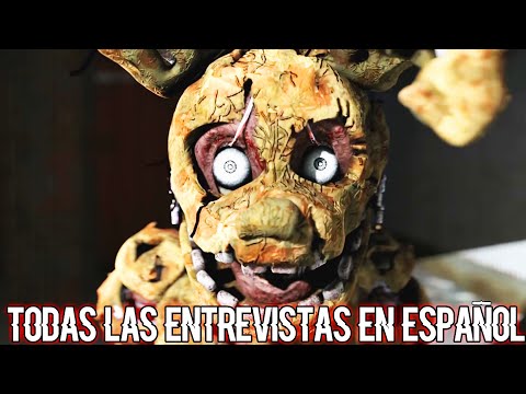 TODAS LAS ENTREVISTAS de FNAF en ESPAÑOL UPDATED - ANIMACIÓN DE FIVE NIGHTS AT FREDDY'S (ANIMATION)