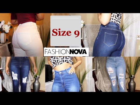 Fashion Nova jeans size 9 Review/try on haul Jackets...