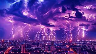 Stormy Night Rain Therapy 🌧️ Sounds of Thunderstorm Rain & Thunder - Calm Your Mind and Sleep