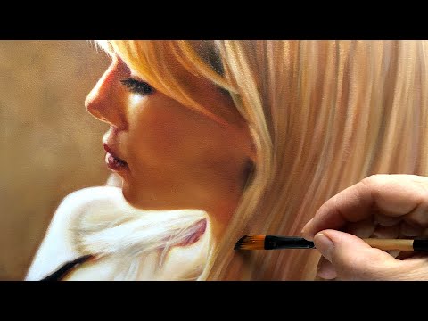 JAZZ :: NEW PAINTING TIME-LAPSE :: Realistic Portrait Art by Isabelle Richard