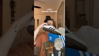 ASMR ADIDAS SNEAKER UNBOXING #asmr #whispering #unboxing #tapping #adidas
