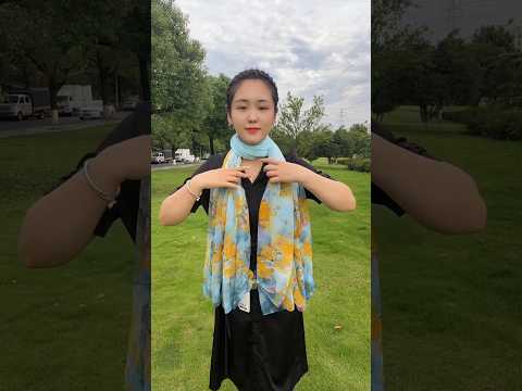 New blue spring floral dupatta style