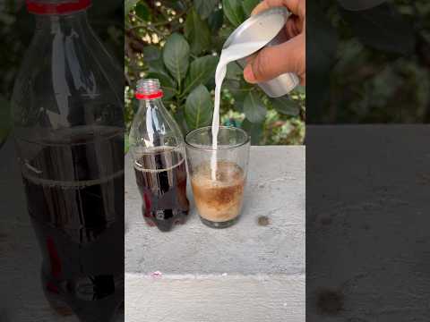 🥤 Coca-Cola + Milk Mix Pannaa Enna Aagum? 😱 | Shock Experiment 🤯 #shorts
