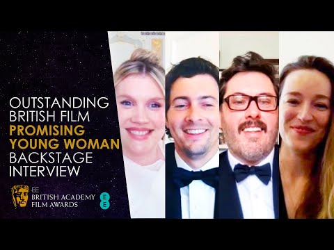 Promising Young Woman Backstage Interview for Outstanding British Film Win | EE BAFTA Film 2021