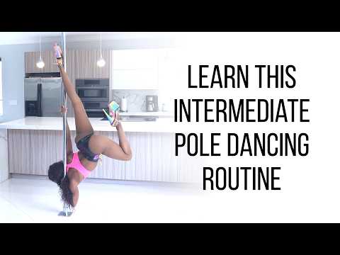 Intermediate Pole Dancing Tutorial | Leg Hang to Bow and Arrow