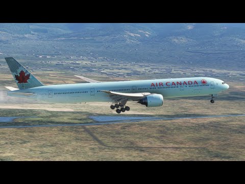 The prowess of a Canadian plane during bad weather at Salt Lake City Intl airport