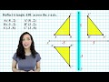 Reflecting Objects Across the X and Y Axis