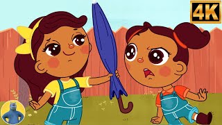 Umbrella Rhyme, बच्चों के गीत हिंदी में, Animated Cartoon Video and Kids Fun Song