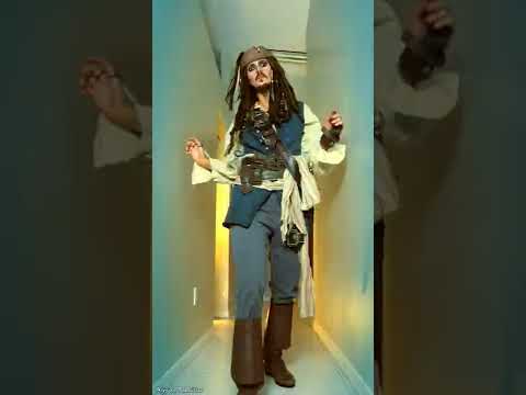 My Captain Jack Sparrow Cosplay 🏴‍☠️🍻 #johnnydepp
