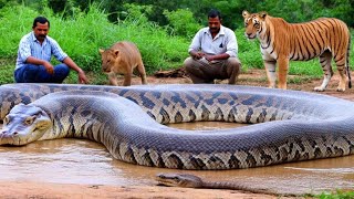 Meeting a Giant Anaconda | Amazing Wildlife Moment