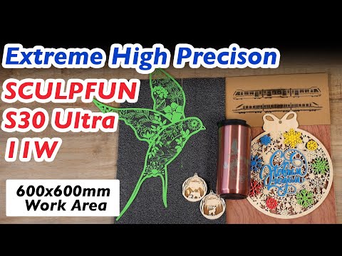 Extreme High Precision Laser - SCULPFUN S30 Ultra 11W Laser Engraver