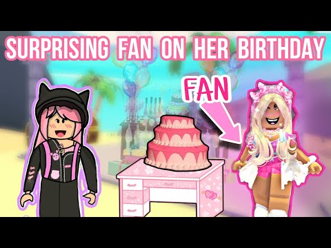 SURPRISING My FAN on Her BIRTHDAY 🥳🎂 Adopt Me || Miss DramaQueen