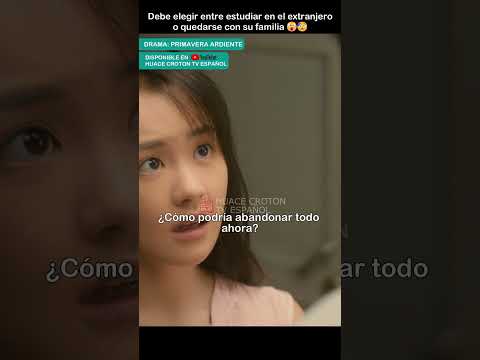 Debe elegir entre estudiar en el extranjero o su familia #春风燃情 #LuoZheng #ChenFangTong #cdrama